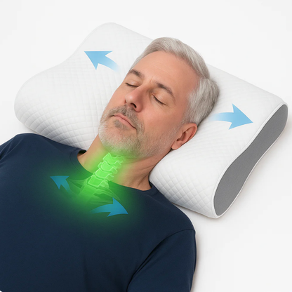 L’oreiller qui fait taire les ronflements — en corrigeant votre position de sommeil | Offre anniversaire 10 ans : -60%